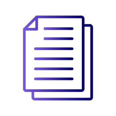 belge simgesi, vektör çizimi 