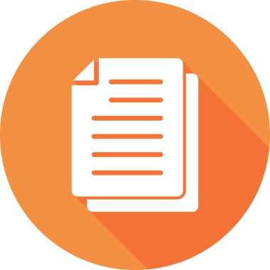 belge simgesi, vektör çizimi 