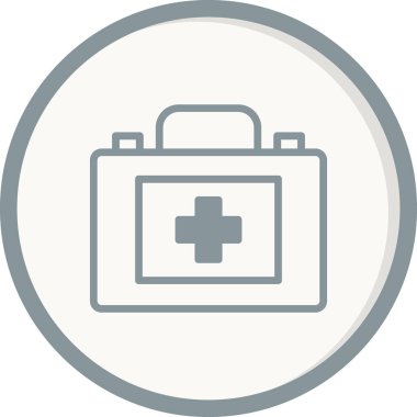 İlk yardım kiti vektör illüstrasyonu 
