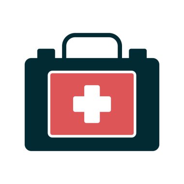 İlk yardım kiti vektör illüstrasyonu