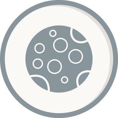 Dolunay simgesi vektör resimleme arkaplanı 