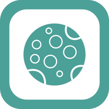 Dolunay simgesi vektör resimleme arkaplanı 