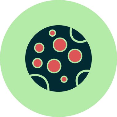 Dolunay simgesi vektör resimleme arkaplanı 