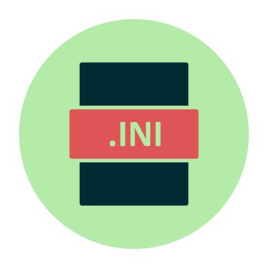 dosya biçimi simgesi, vektör illüstrasyonu