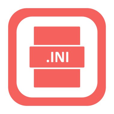 dosya biçimi simgesi, vektör illüstrasyonu