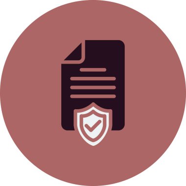 Sigorta simgesi vektör resimleme arkaplanı 