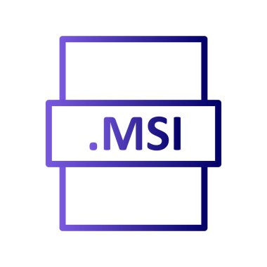 dosya biçimi simgesi, vektör illüstrasyonu