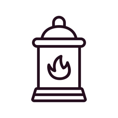 Fener simgesinin vektör illüstrasyonu