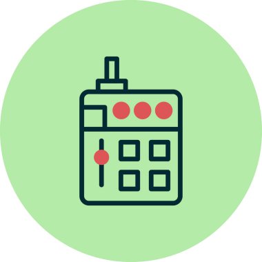 Fırlatma rampasının vektör illüstrasyonu