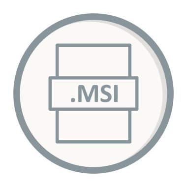 dosya biçimi simgesi, vektör illüstrasyonu