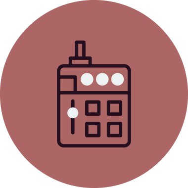 Fırlatma rampasının vektör illüstrasyonu