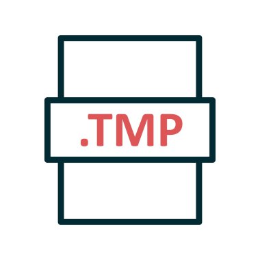 dosya biçimi simgesi, vektör illüstrasyonu