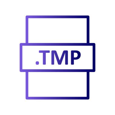 dosya biçimi simgesi, vektör illüstrasyonu