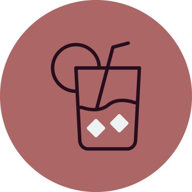 Limonata simge vektör resimleme arkaplanı 