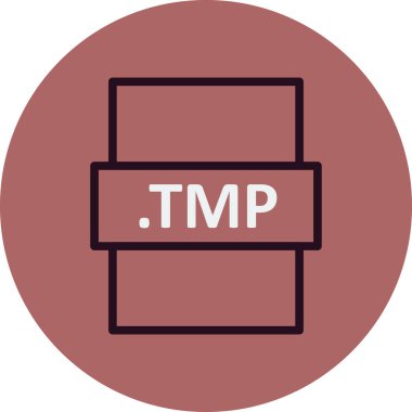 dosya biçimi simgesi, vektör illüstrasyonu