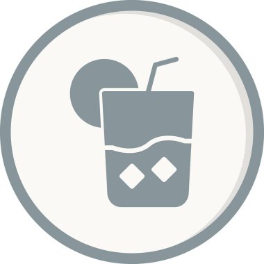 Limonata simge vektör resimleme arkaplanı 