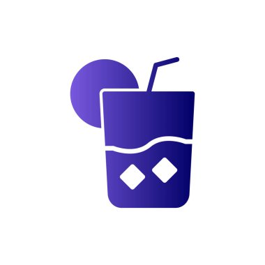 Limonata simge vektör resimleme arkaplanı 