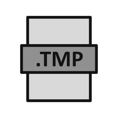 dosya biçimi simgesi, vektör illüstrasyonu