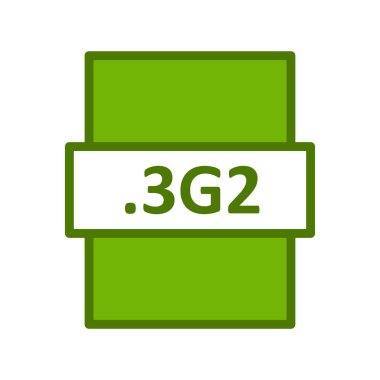 3G2 simgesinin vektör illüstrasyonu 