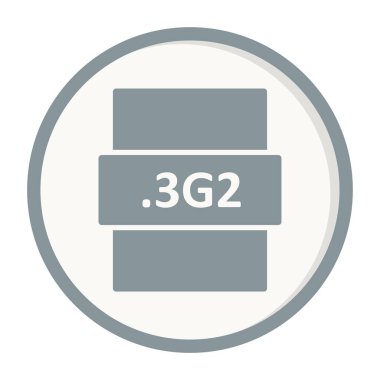 dosya biçimi simgesi, vektör illüstrasyonu