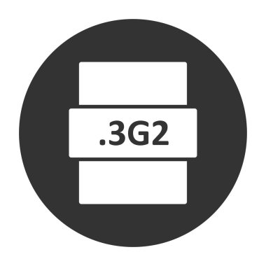 dosya biçimi simgesi, vektör illüstrasyonu