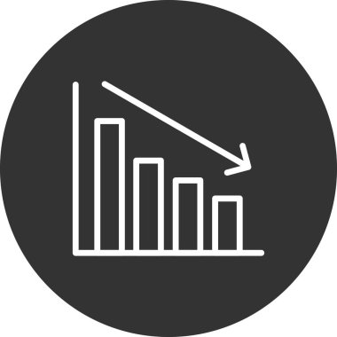 Grafik web simgesinin vektör illüstrasyonu 