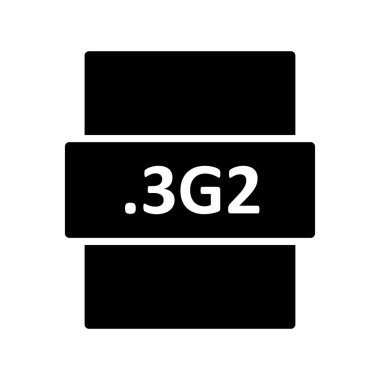 dosya biçimi simgesi, vektör illüstrasyonu