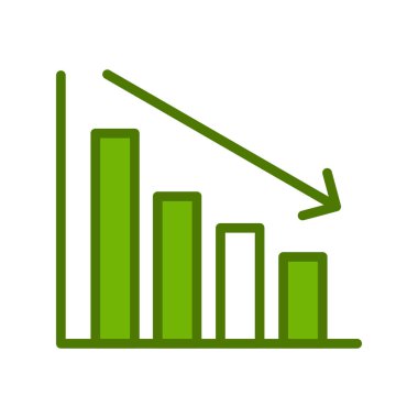 Grafik web simgesinin vektör illüstrasyonu 