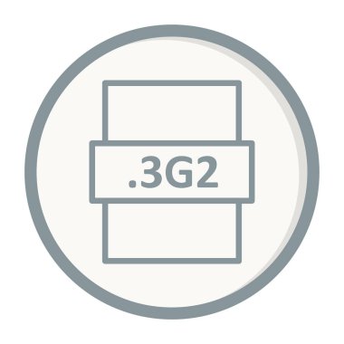 dosya biçimi simgesi, vektör illüstrasyonu