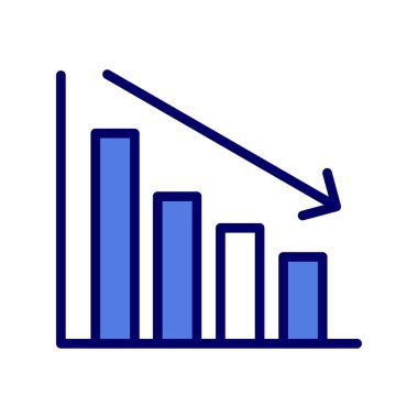 Grafik web simgesinin vektör illüstrasyonu 