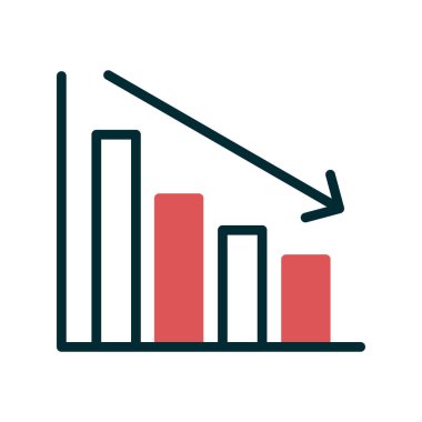 Grafik web simgesinin vektör illüstrasyonu 