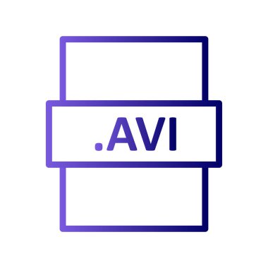 dosya biçimi simgesi, vektör illüstrasyonu