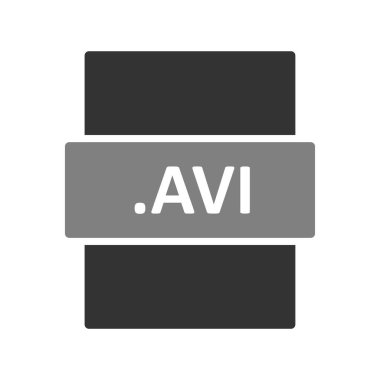 dosya biçimi simgesi, vektör illüstrasyonu