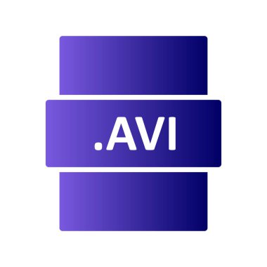 dosya biçimi simgesi, vektör illüstrasyonu