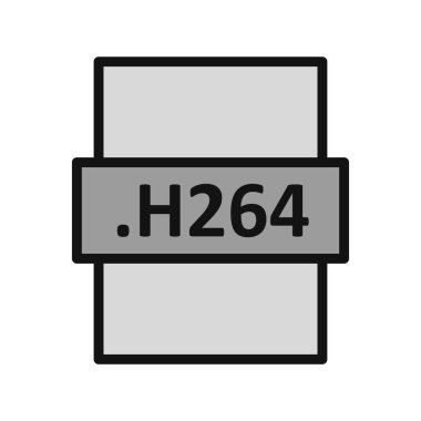 dosya biçimi simgesi, vektör illüstrasyonu
