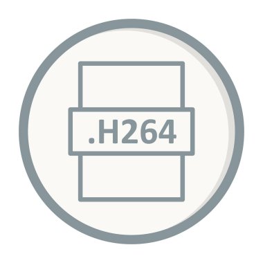 dosya biçimi simgesi, vektör illüstrasyonu