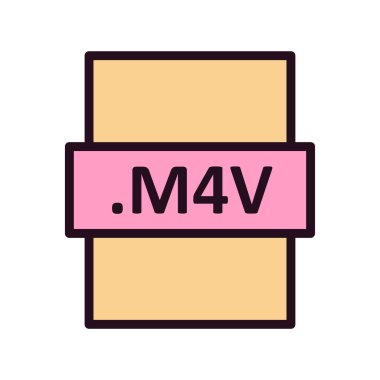 dosya biçimi simgesi, vektör illüstrasyonu