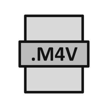 dosya biçimi simgesi, vektör illüstrasyonu