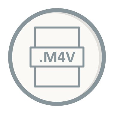 dosya biçimi simgesi, vektör illüstrasyonu