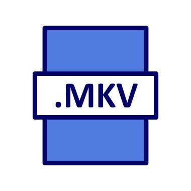 dosya biçimi simgesi, vektör illüstrasyonu