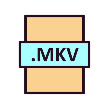 dosya biçimi simgesi, vektör illüstrasyonu