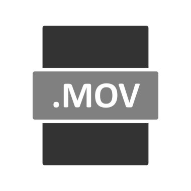 dosya biçimi simgesi, vektör illüstrasyonu