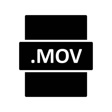 dosya biçimi simgesi, vektör illüstrasyonu