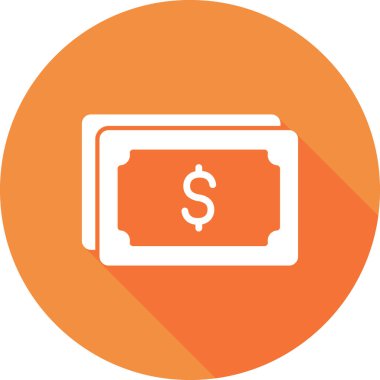 Dolar gagası ikon vektör illüstrasyonu 