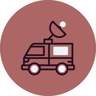 Haber Van simgesinin vektör illüstrasyonu