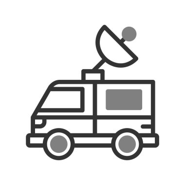 Haber Van simgesinin vektör illüstrasyonu