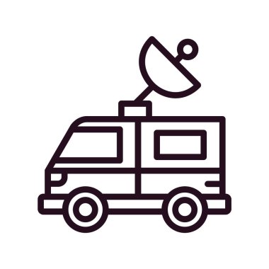 Haber Van simgesinin vektör illüstrasyonu