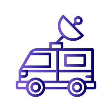 Haber Van simgesinin vektör illüstrasyonu