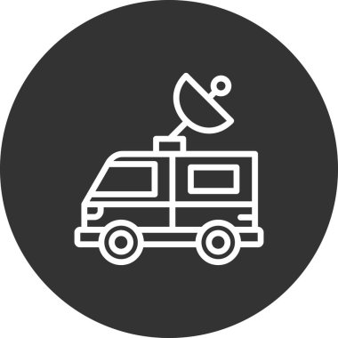 Haber Van simgesinin vektör illüstrasyonu