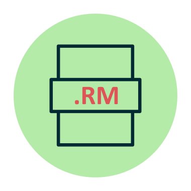 dosya biçimi simgesi, vektör illüstrasyonu